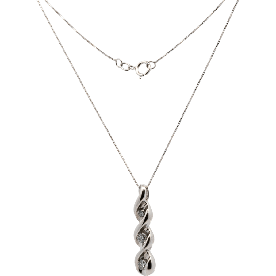 Picture of  Necklace 14k White Gold with 0.33 Carats of Diamonds