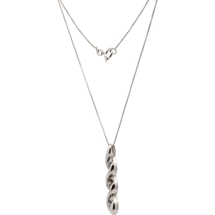 Picture of  Necklace 14k White Gold with 0.33 Carats of Diamonds