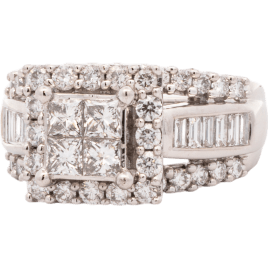 Picture of  Ring 14k White Gold with 2.58 Carats of Diamonds