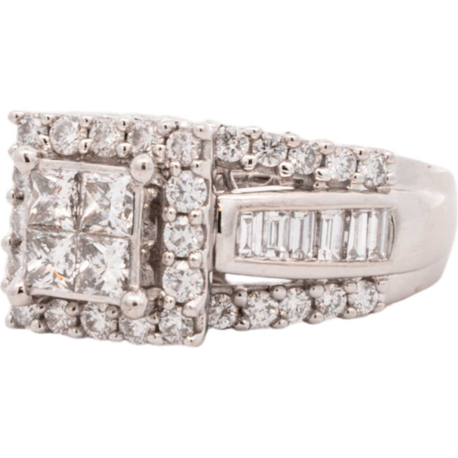 Picture of  Ring 14k White Gold with 2.58 Carats of Diamonds