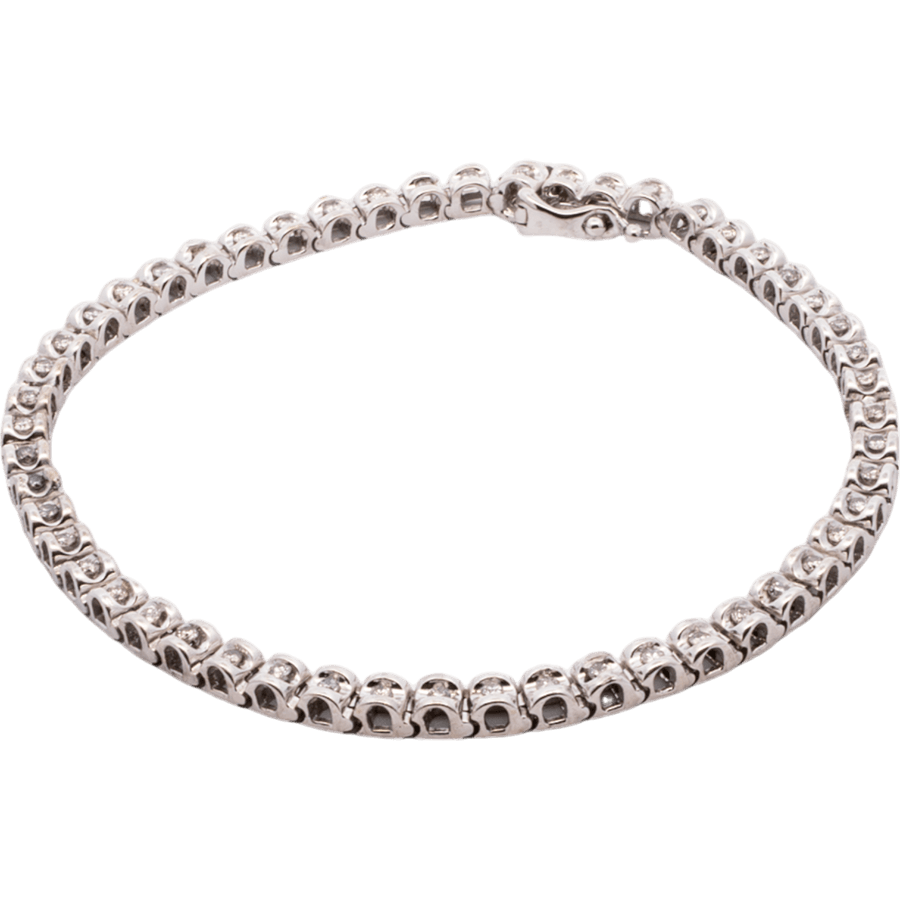 Picture of  Bracelet 14k White Gold with 1.04 Carats of Diamonds