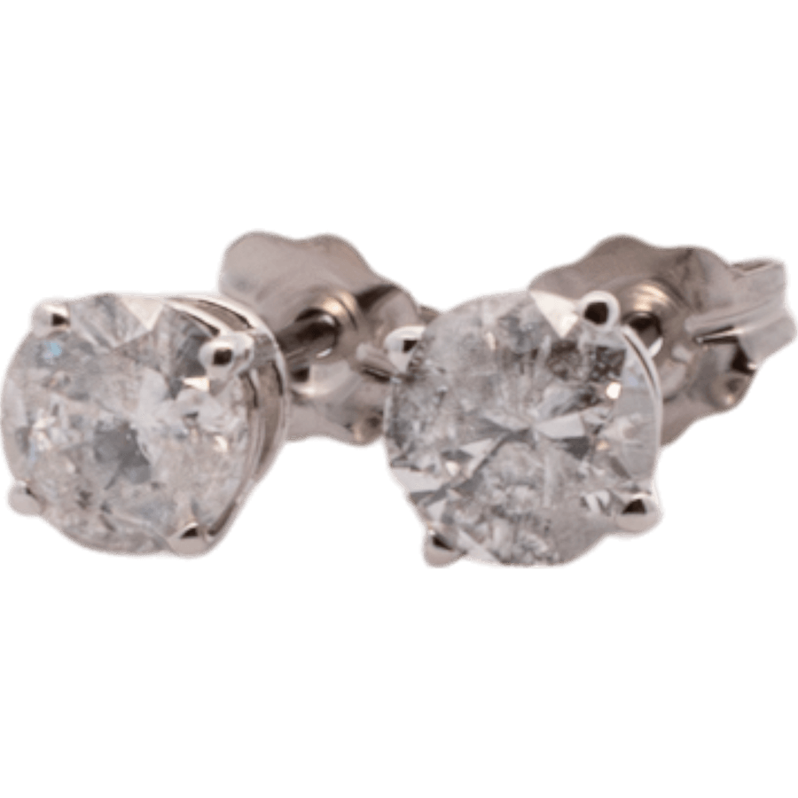 Picture of  Earrings 10k White Gold with 1.02 Carats of Diamonds