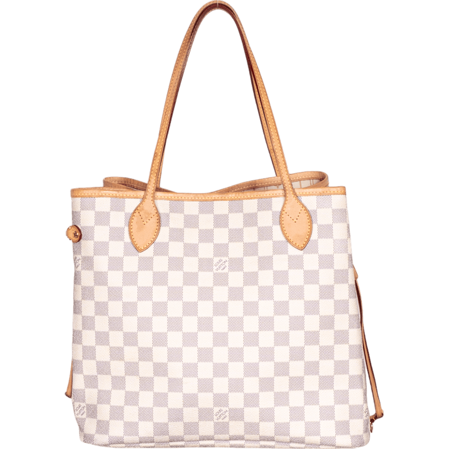  Louis Vuitton Neverfull Damier Azure MM