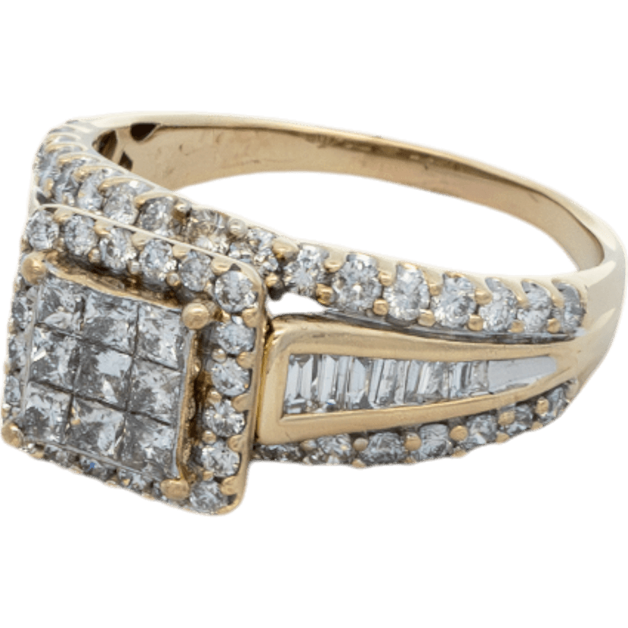 Picture of  Ring 10k Yellow Gold with 2.48 Total Carats of Diamonds