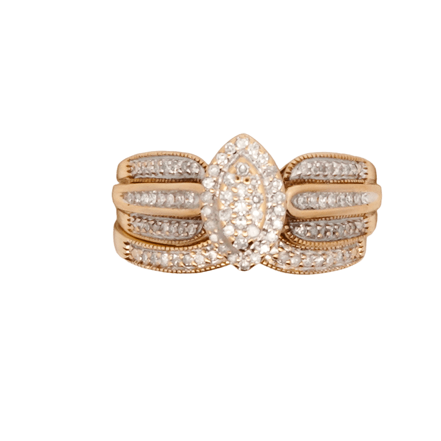  Ring 10k Yellow Gold with 0.5 Total Carats of Diamonds