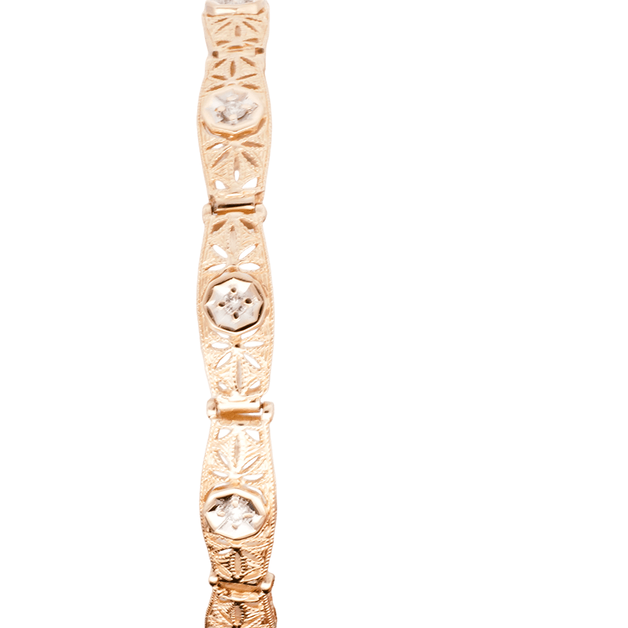 Picture of  Bracelet 14k Yellow Gold with 0.5 Total Carats of Diamonds