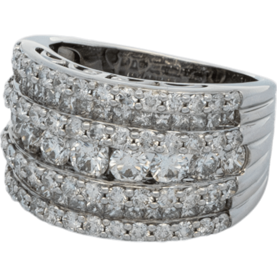 Picture of  Ring 14k White Gold with 2.58 Total Carats of Diamonds