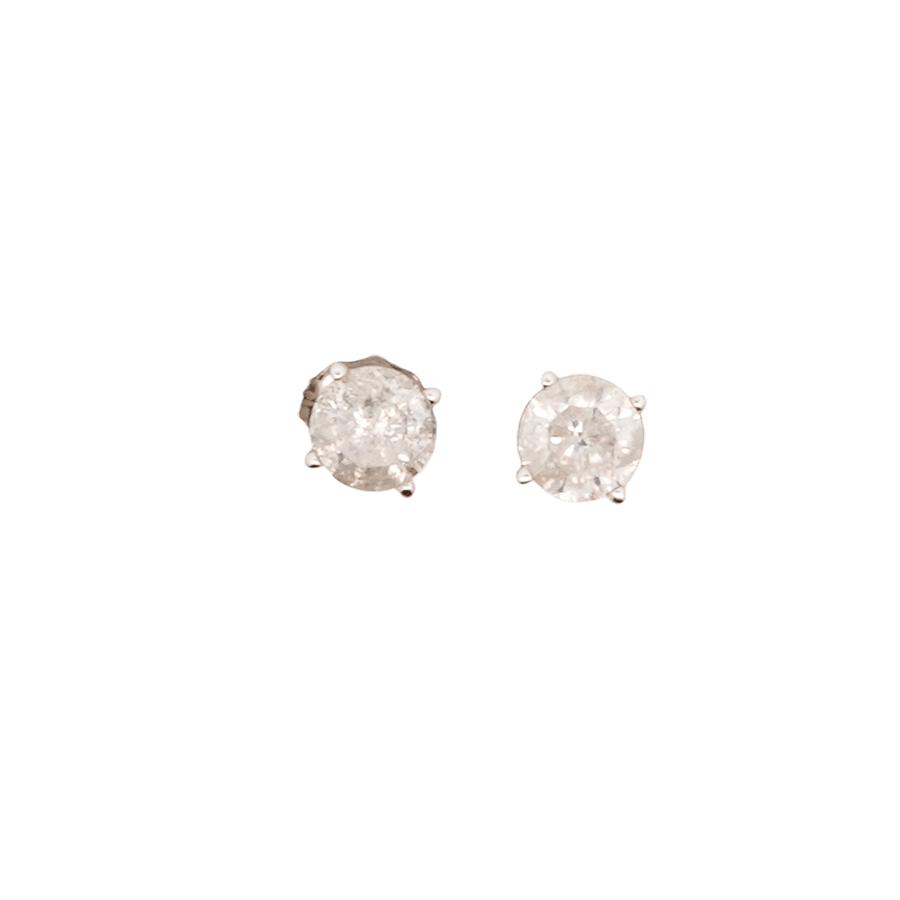 Picture of  Earrings 10k White Gold with 0.98 Total Carats of Diamonds