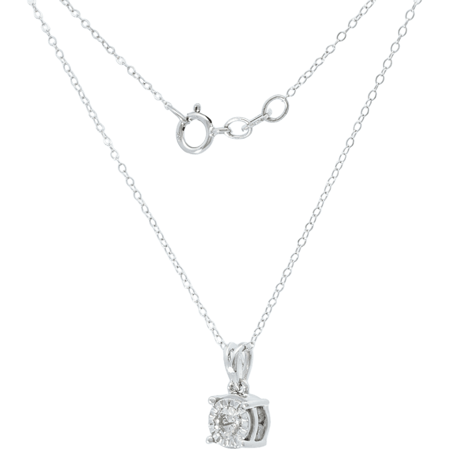 Picture of  Necklace 14k White Gold with 0.41 Carats of Diamonds