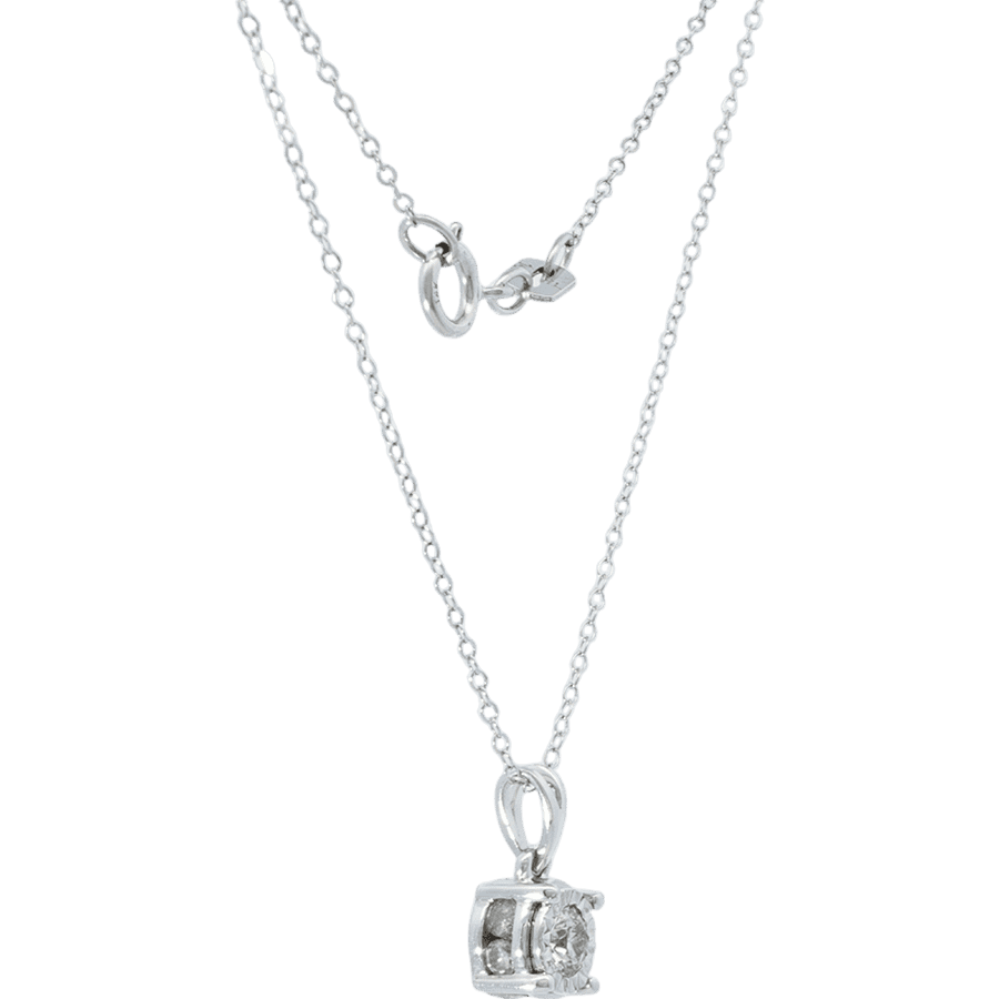 Picture of  Necklace 14k White Gold with 0.41 Carats of Diamonds