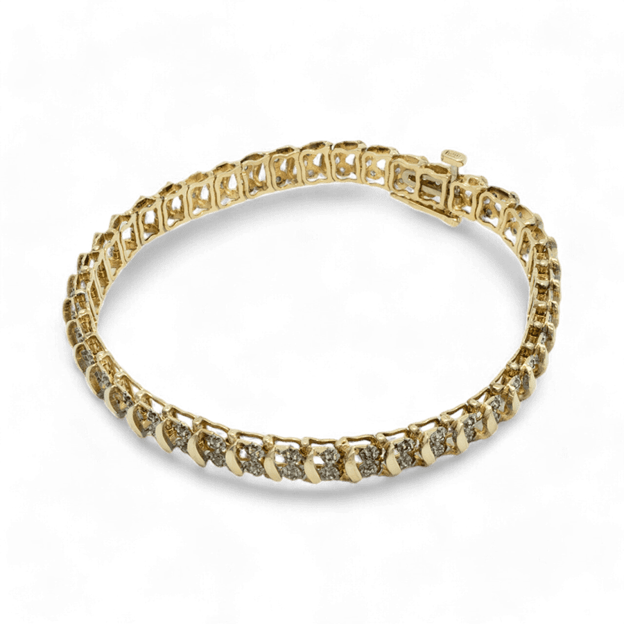 Picture of  Bracelet 10k Yellow Gold with 0.336 Carats of Diamonds