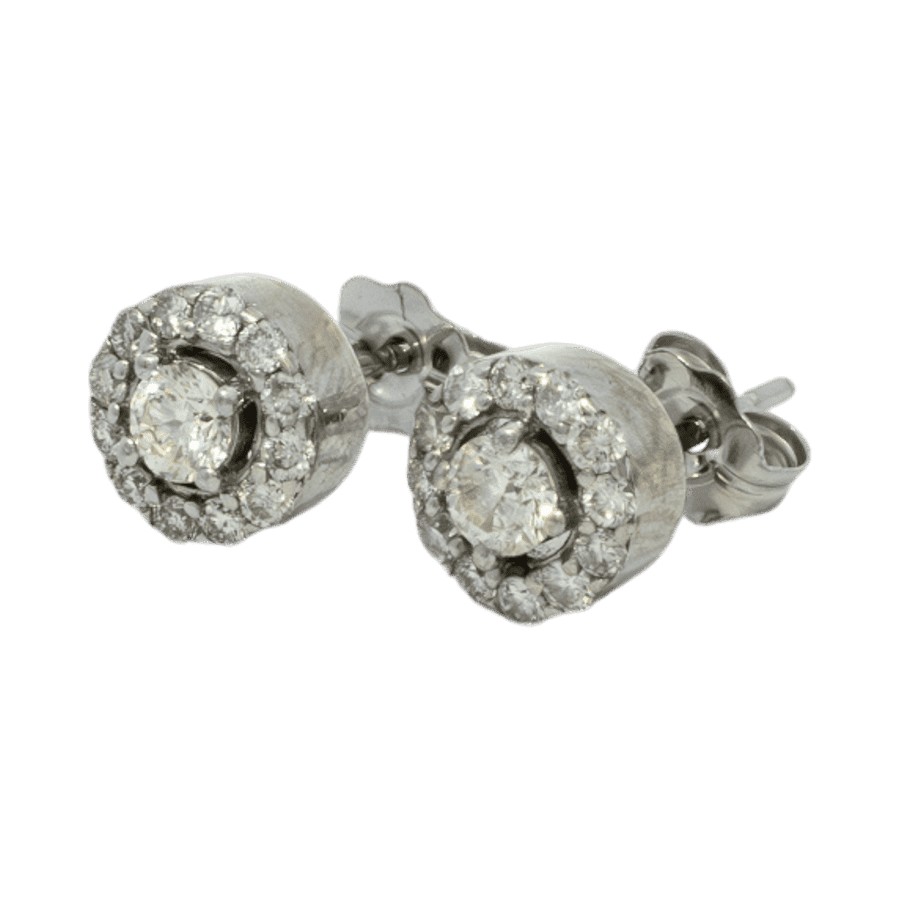 Picture of  Earrings 14k White Gold with 0.48 Carats of Diamonds