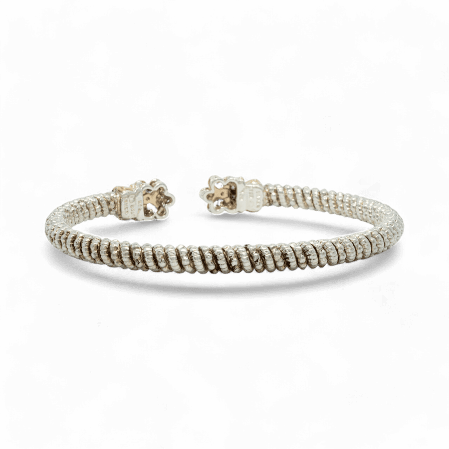 Picture of VAHAN Vahan Silver Bracelet with 0.08 Carats of Diamonds