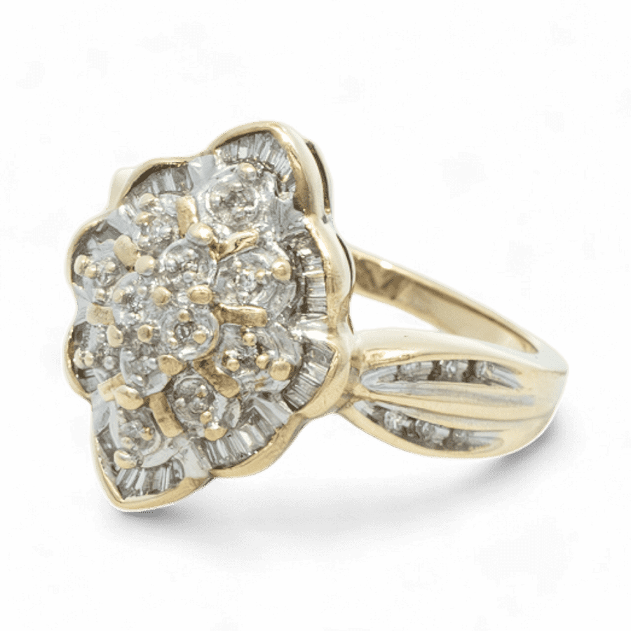 Picture of  Ring 10k Yellow Gold with 0.435 Carats of Diamonds