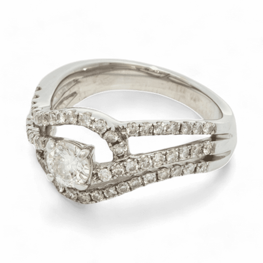 Picture of  Ring 14k White Gold with 1.09 Carats of Diamonds