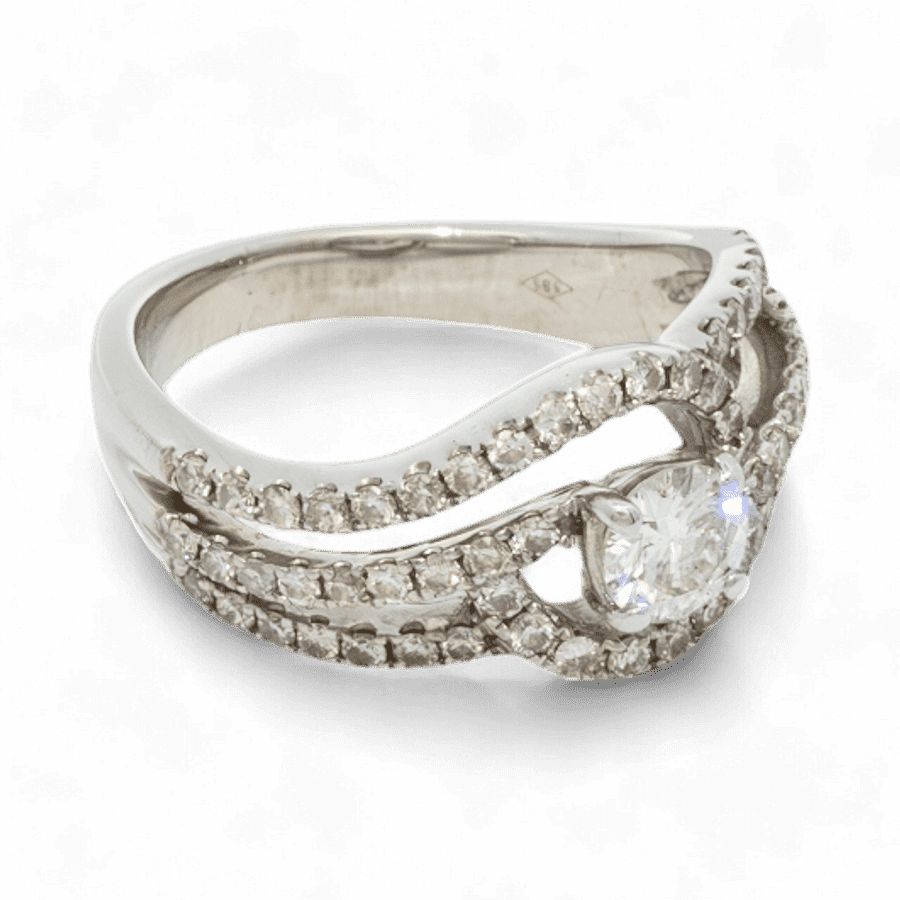 Picture of  Ring 14k White Gold with 1.09 Carats of Diamonds