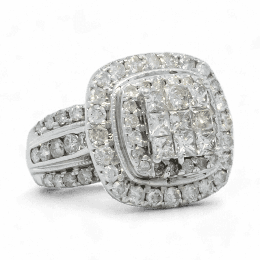 Picture of  Ring 14k White Gold with 2.55 Total Carats of Diamonds