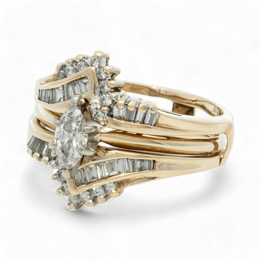 Picture of  Ring 14k Yellow Gold with 0.89 Carats of Diamonds