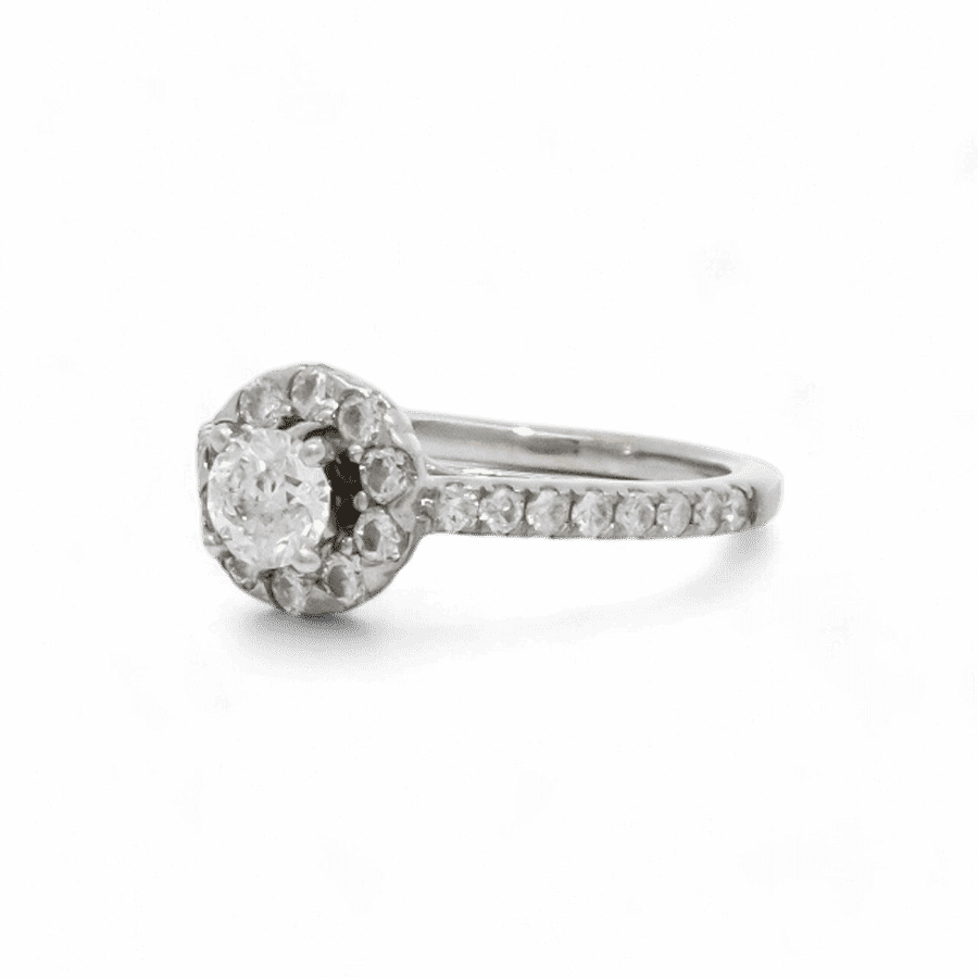 Picture of  Ring 14K White Gold With 0.94 Carats Of Diamonds