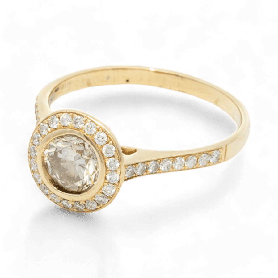 Picture of  Ring 18k Yellow Gold with 1.18 Carats of Diamonds