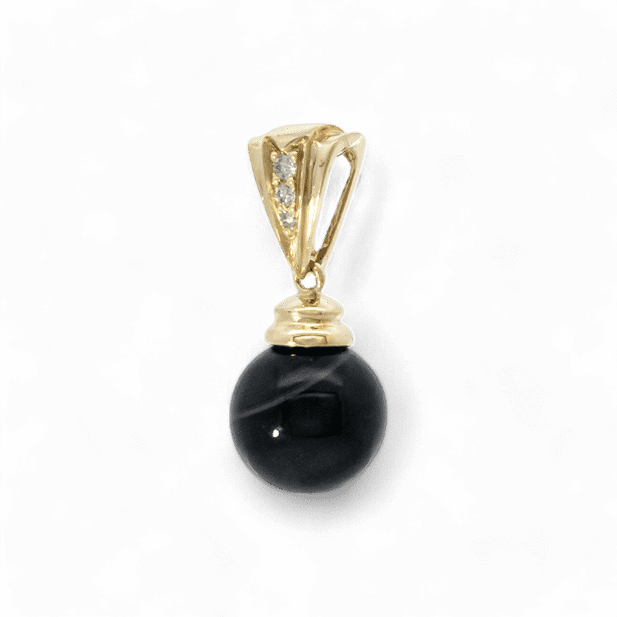 Picture of  Pendant 10K Yellow Gold With 0.01 Carats Of Diamonds