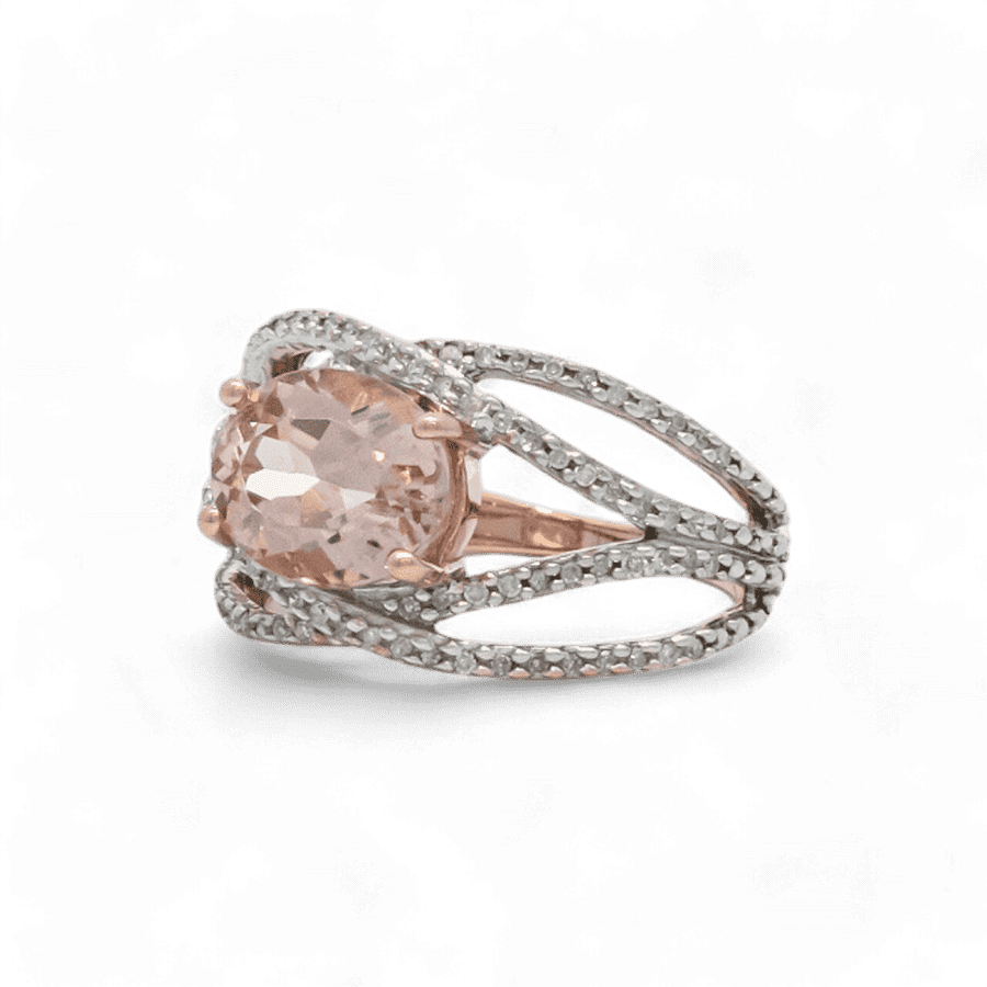 Picture of  Ring 10k Rose Gold With 0.536 Carats Of Diamonds