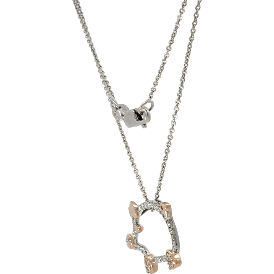 Picture of  Necklace 18K White Gold With 0.24 Carats Of Diamonds