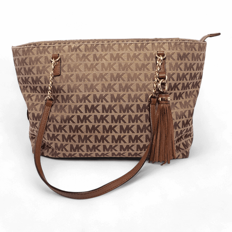  Michael Kors Monogram Jet Set Tote