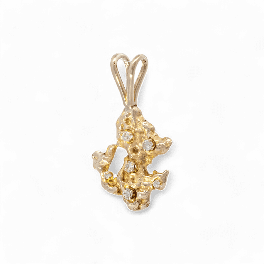 Picture of  Pendant 14K Yellow Gold With 0.3 Carats Of Diamonds