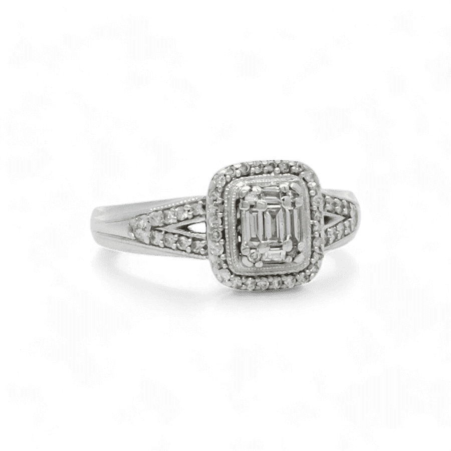 Picture of  Ring 10K White Gold With 0.488 Carats Of Diamonds