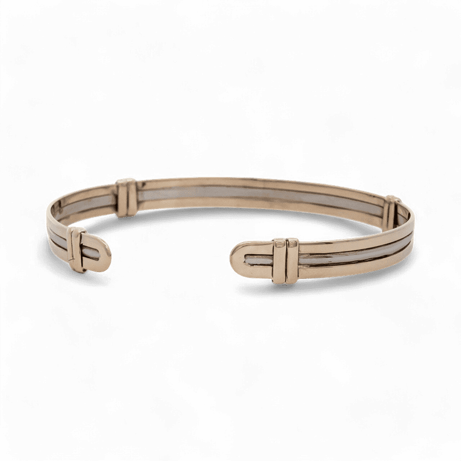 Picture of  Bracelet 14K Two toned Gold