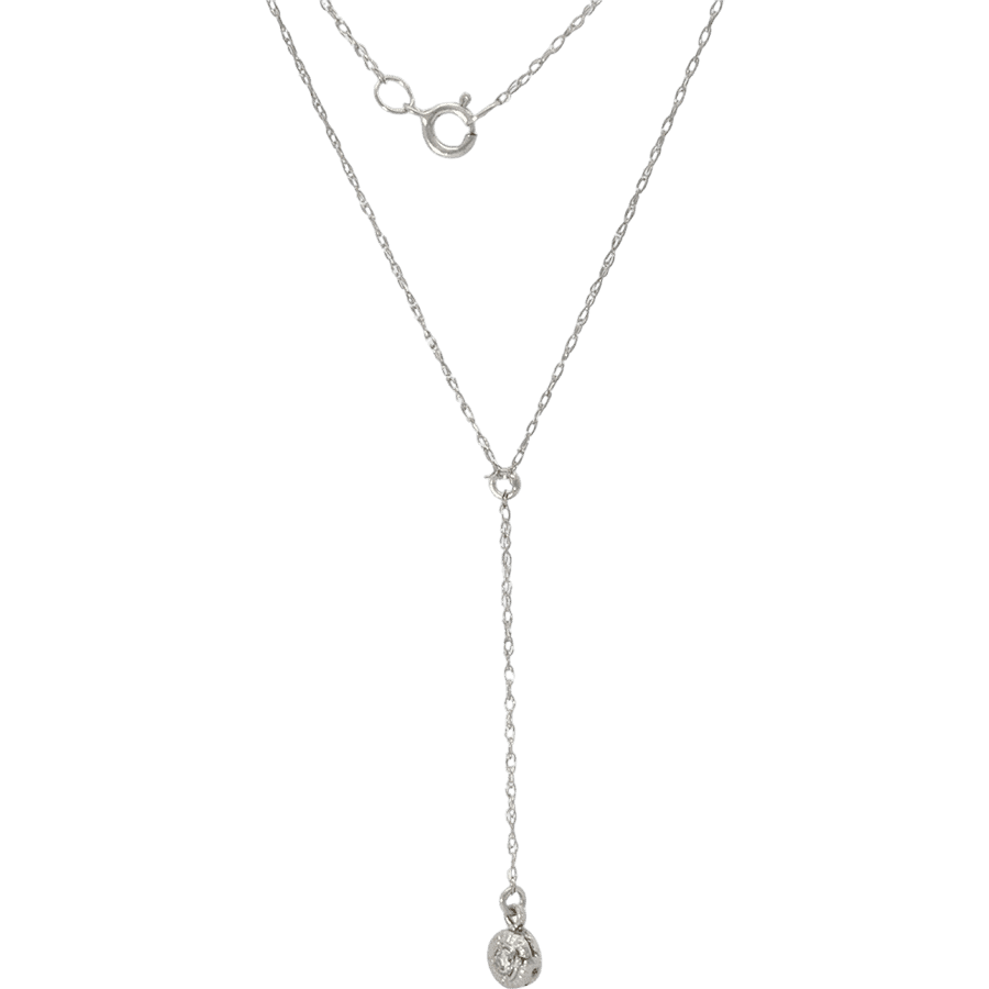 Picture of  Necklace 14K White Gold With 0.07 Carats Of Diamonds