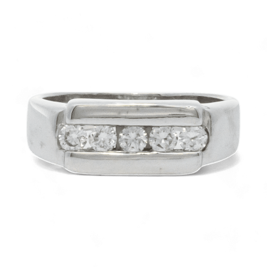  Ring 14k White Gold with 0.5 Total Carats of Diamonds