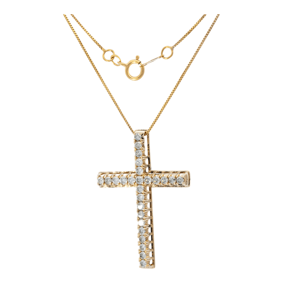 Picture of  Necklace 14k Yellow Gold with 1.04 Carats of Diamonds