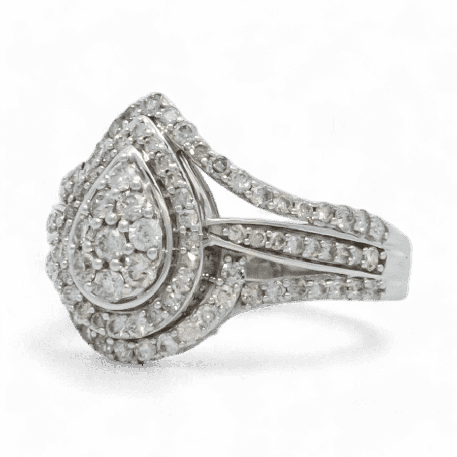 Picture of  Ring 10k White Gold with 0.963 Total Carats of Diamonds