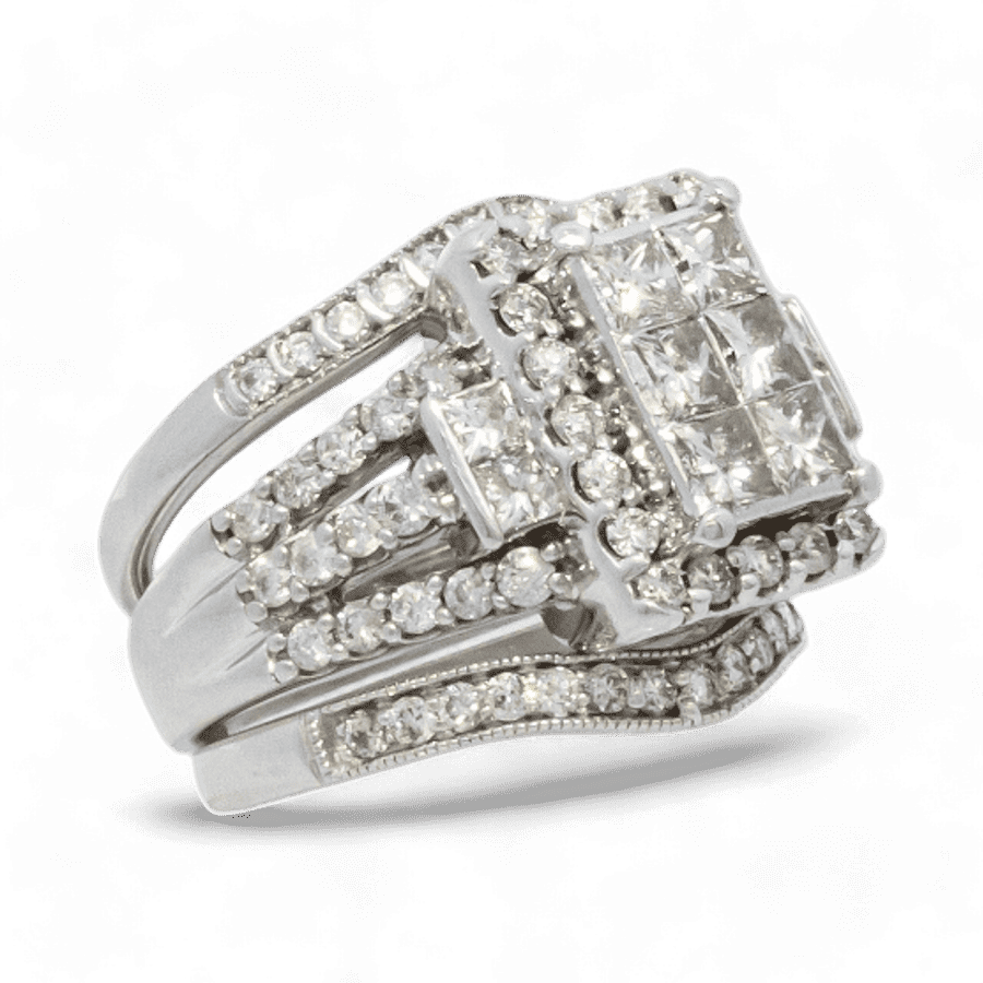 Picture of  Ring 14k White Gold with 2.86 Total Carats of Diamonds