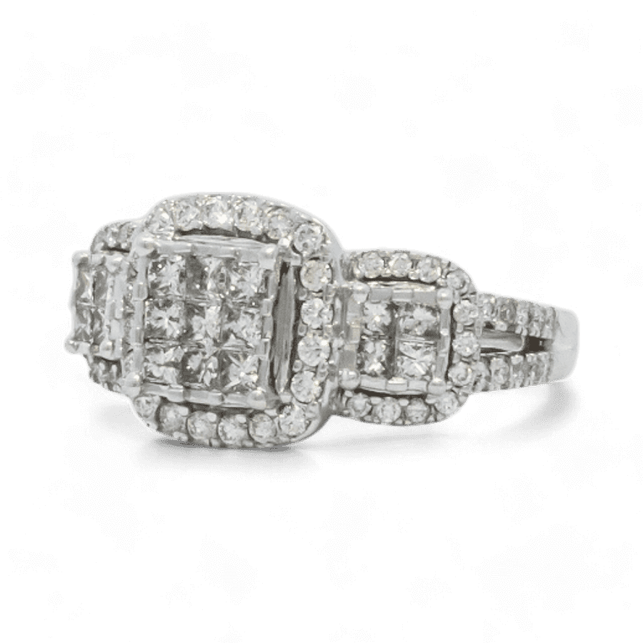 Picture of  Ring 10k White Gold with 1.67 Total Carats of Diamonds