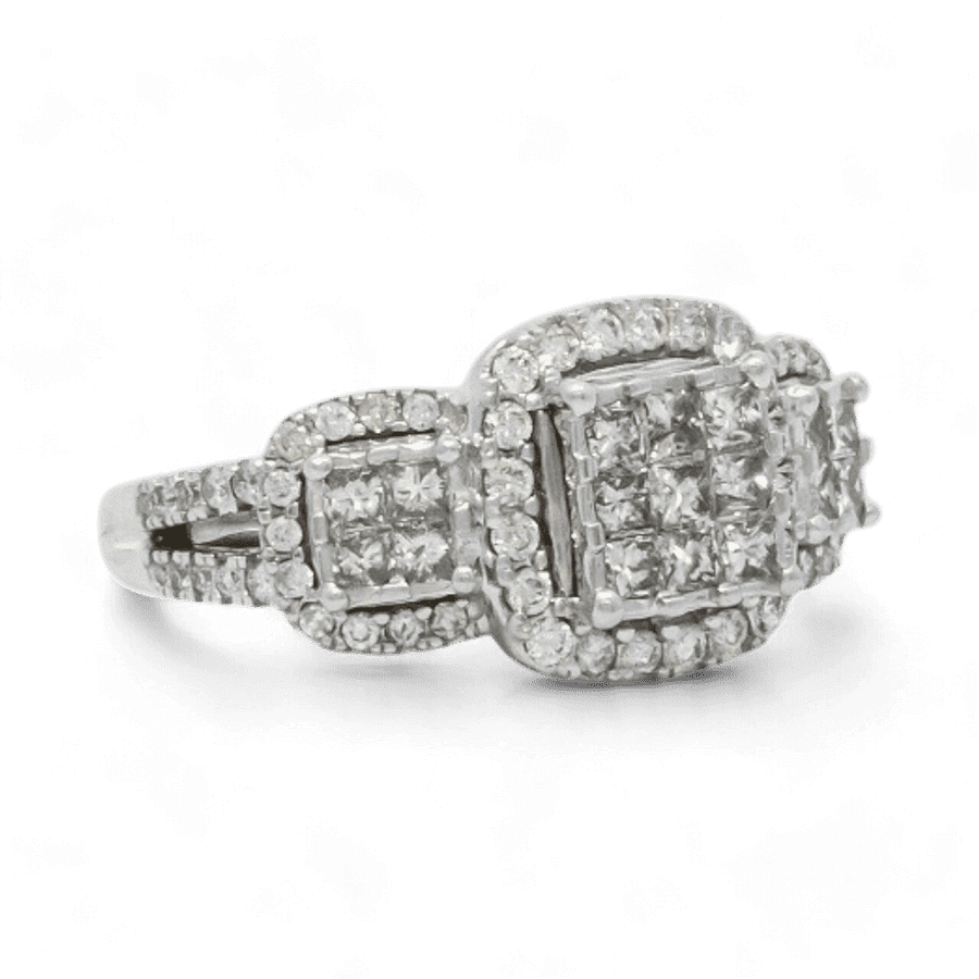 Picture of  Ring 10k White Gold with 1.67 Total Carats of Diamonds