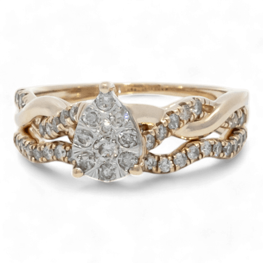 Picture of  Ring 10k Yellow Gold with 0.97 Carats of Diamonds