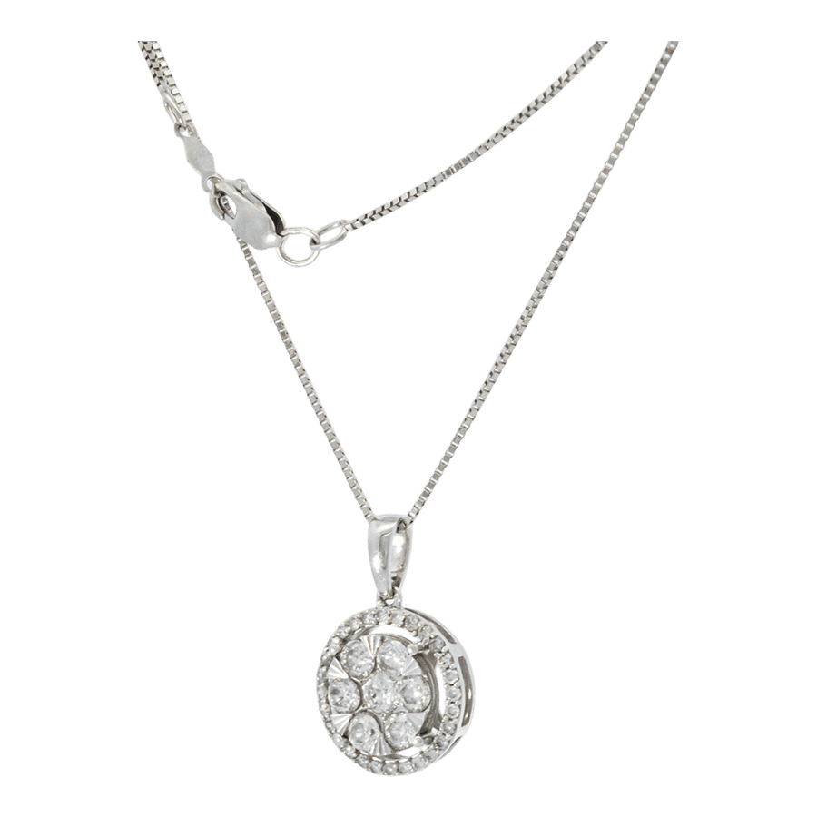 Picture of  Necklace 14k White Gold with 0.85 Carats of Diamonds