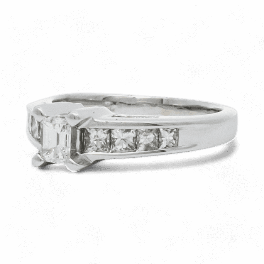 Picture of  Ring 14k White Gold with 0.98 Total Carats of Diamonds