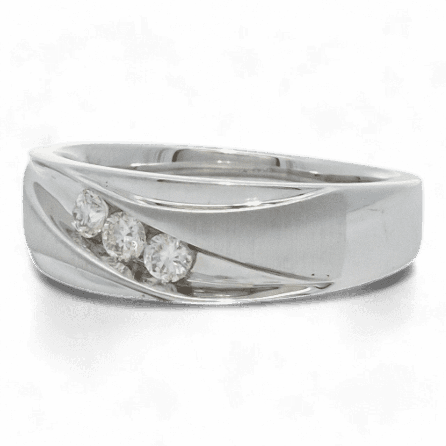 Picture of  Ring 10k White Gold with 0.33 Carats of Diamonds