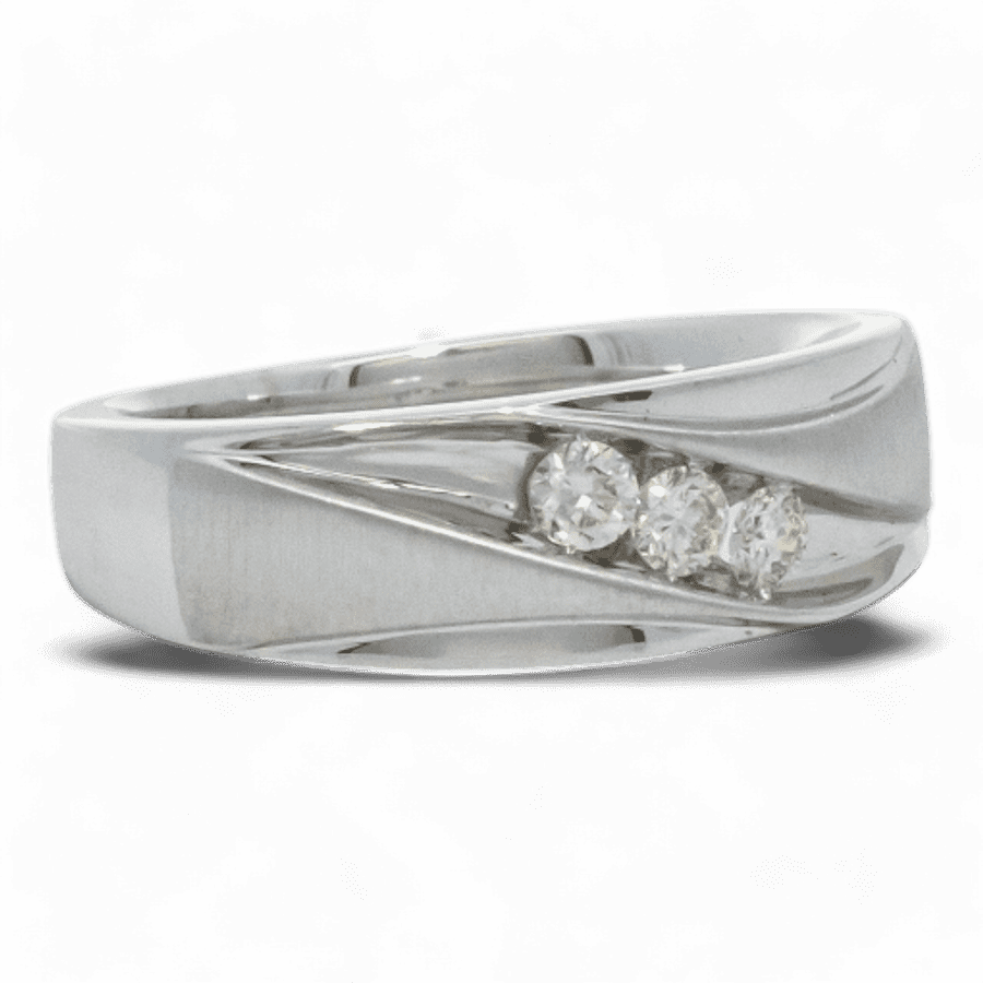 Picture of  Ring 10k White Gold with 0.33 Carats of Diamonds