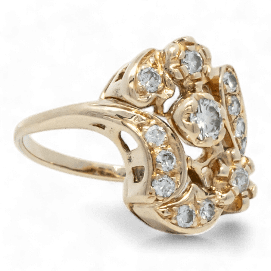 Picture of  Ring 14k Yellow Gold with 0.8 Carats of Diamonds