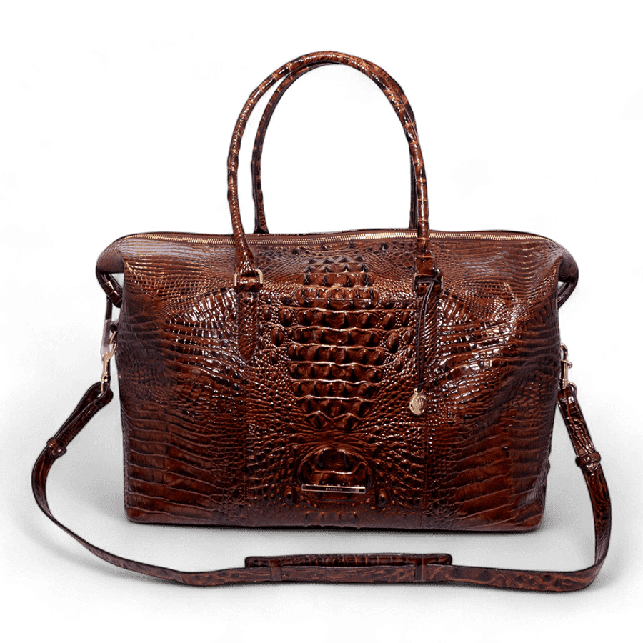  Brahmin Duxbury Weekender Pecan Bag