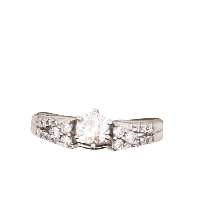 Picture of  Ring 14k White Gold with 0.84 Total Carats of Diamonds