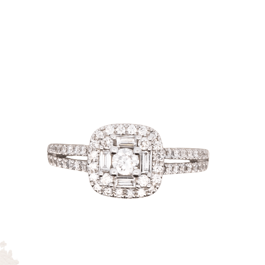 Picture of  Ring 14k White Gold with 0.81 Total Carats of Diamonds