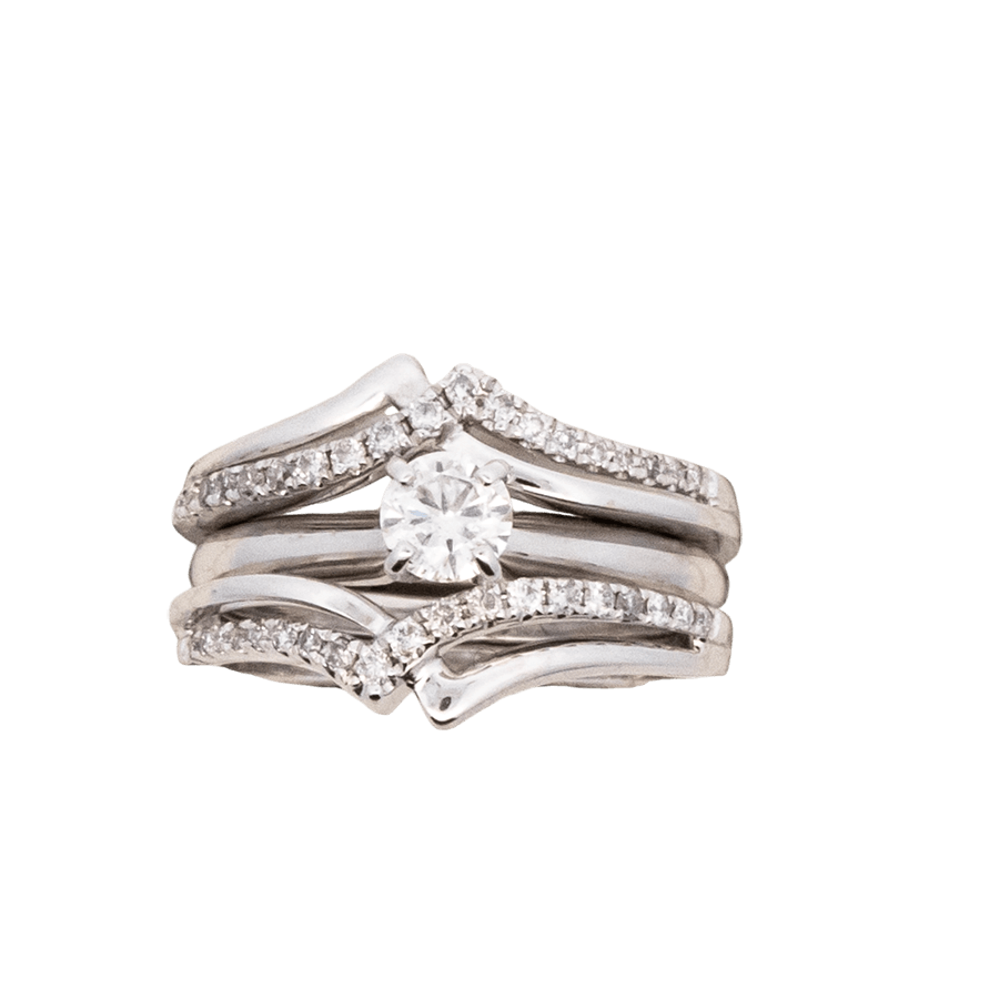 Picture of  Ring 14k White Gold with 0.81 Total Carats of Diamonds