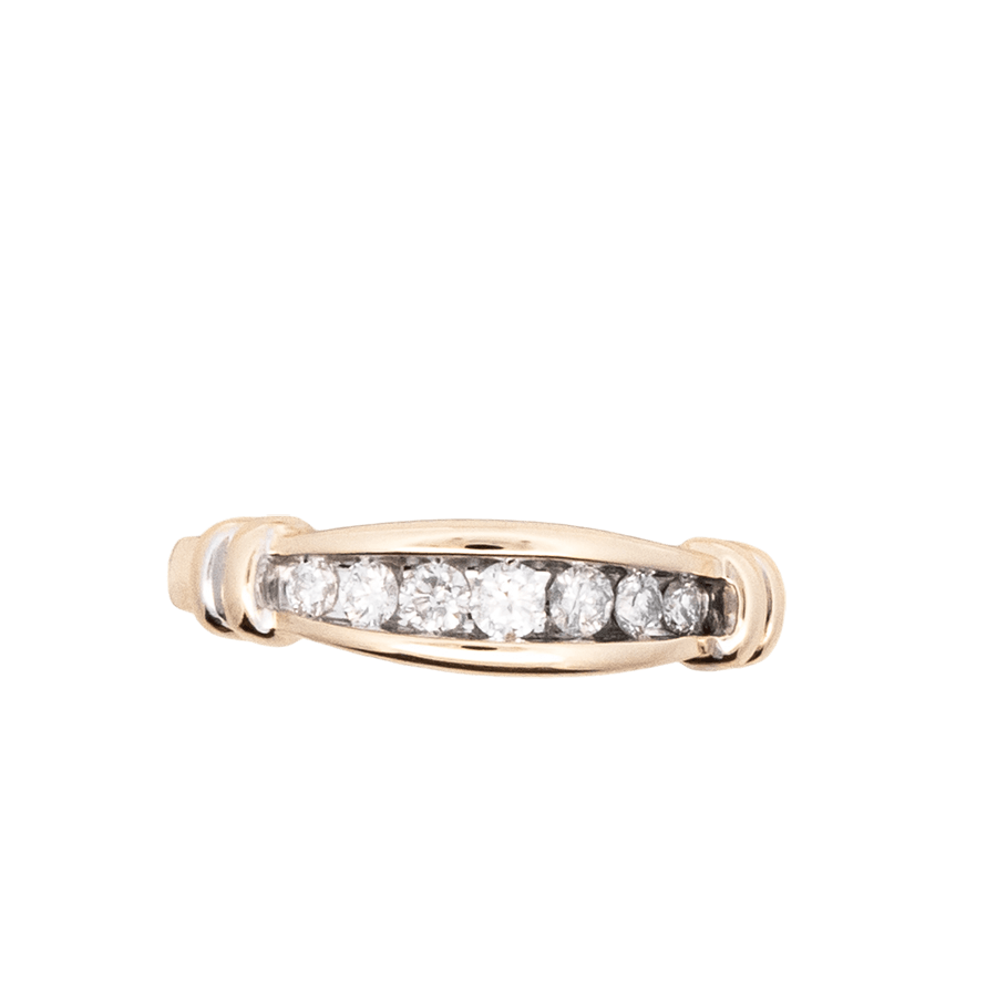  Ring 14k Yellow Gold with 0.35 Total Carats of Diamonds