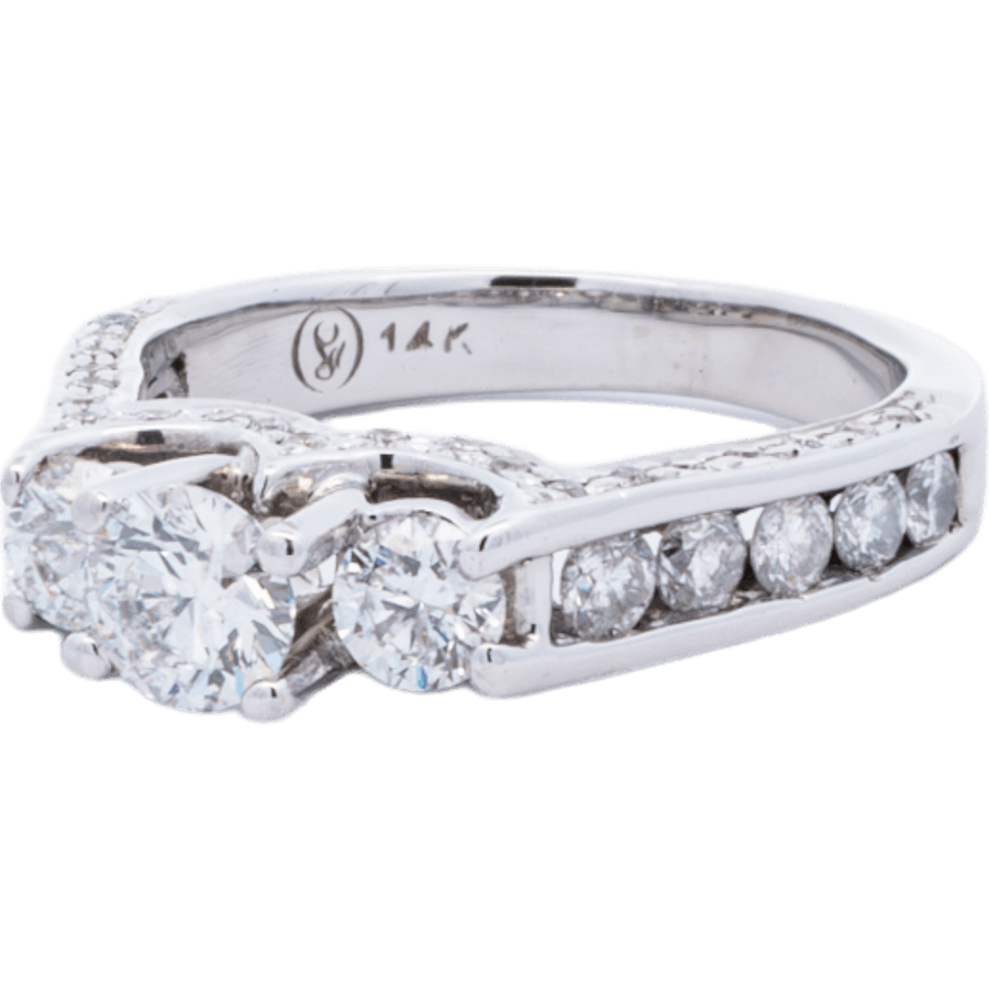 Picture of  Ring 14k White Gold 58 Diamonds